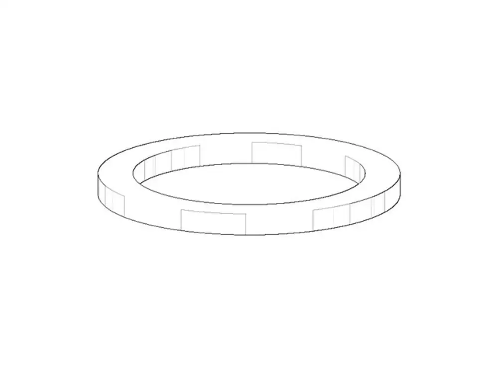 DORNBRACHT Dichtung NBR 70 ERSATZTEILE 091405005 20,8 x 16,0 x 1,5 mm, 09140500590 Galeriebild 1